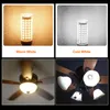 Birnen E11 E12 E14 dimmbare LED-Leuchten Mini 136 LEDs Keramik Mais 15 W ersetzen 150 W Halogenlampen 220 V für Kronleuchter zu Hause