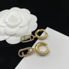 Luxury Designer Earrings Gold Tassel Pendants Elegant Earrings Women Fashion Glamour