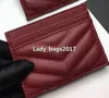 7A Luxury Designer Card Holder Wallet Short Case Purse Quality Pouch Quilted Genuine Leather Y Womens Men Purses Mens Key Ring Cre275N