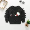 Hoodies & Sweatshirts Children's Clothing Autumn Baby Sweater Animation Boys' Long Sleeve Black Eye Printed Kids ClothesHoodies