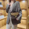 Sac à main de facteur pour femmes, sac à bandoulière simple avec boucle imprimée, sacoche portable polyvalente contrastée, nouvelle collection 2022