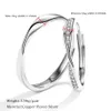 Личность серебро регулируемые пары кольца 1PAIR Мужчины Женщины обещают обручальные украшения ювелирные изделия на День Святого Валентина, подарочный аксессуар