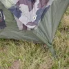 Sırt çantası çadırları açık kamp uyku tulumu çadır outoormat kamp için hafif tek kişilik
