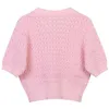 516 2022 Runway Summer Brand Same Style Sweater White Pink T Shirt V Neck Sleeveless Women's Sweaters ming