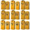 The Finals Screen Printed Basketball PJ Tucker Jersey 17 Victor Oladipo 4 Gabe Vincent 2 Markieff Morris 8 Max Strus 31 Caleb Martin 16 Udonis Haslem 40 Blue Yellow