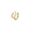 fashion full cz diamonds stud earrings designer for women gold silver love earings exquisite simple lady earrings luxury jewelry gift