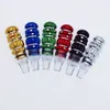 Colorful Portable Aluminium Alloy Removable Pipes Dry Herb Tobacco Filter Silver Screen Handpipes Mouthpiece Cigarette Holder Catcher Taster Bat One Hitter