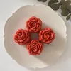 4 Teile/satz 30g50g Rose Form Mooncake Mold Valentinstag HandPressure Mond Kuchen Form DIY Dekoration Backen Werkzeuge Küche 220701