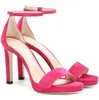 ファッションパーフェクト素敵な霧のサンダル!! Jimmi Pumps Ankle Strap Womens Black High Heels Brands Party Wedding Summer Lady Gladiator Sandalias Shoe