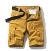 Frühling Männer Baumwolle Cargo-Shorts Kleidung Sommer Casual Reithose Bermuda Mode Strand Hosen Los Cortos Kurze 220621