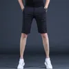 Shorts pour hommes Hommes d'été Pantalon de costume léger et soyeux Business Casual Pantalon court noir pour hommes