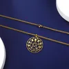 Naszyjniki wisiorek Witchcraft 12 konstelacja pentagram astrologia stal nierdzewna srebrna biżuteria