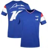 T-shirt New Spain Alpine F1 Team Racing T-shirt Alonso 3d Camicia traspirante Manica corta Moda estiva Uomo t Gzqw