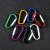 Outdoor Gadgets Carabiner Ring Keyrings Key Chain Outdoor Sports Camp Snap Clip Hook Keychains Hiking Aluminum Metal Stainless Steel