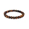 Natuursteen Handgemaakte Strengen Beaded Elastische Energie Bedelarmbanden Voor Dames Mannen Bangle Party Club Yoga Sieraden