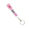 Kreditkort Puller Clip Key Rings Acrylic Debit Bank Card Grabber For Long Nail Atm Keychain Cards Clip Nails Tools
