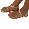 Flats Women's Sandals Summer Thong Fashion Multi Color Flowers Women Bohemian Slip-on Casual Sandalssandals 5 sandals