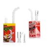 smoking pipes juice box mini glass beaker bong large Percolator bubbler oil rigs