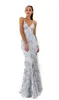 Grey Evening Dresses Latest Party Cocktai Prom V-Neck Backless Women Sexy Spaghetti Strap Sleeveless Sequined Evening Maxi vestido Size S-2XL