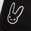 Рэппер реггетон художник папа Bad Bunny 100% хлопковые бейсбольные шапки Concert Concert Hip Hop Hat 220727