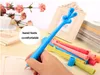 creative cartoon finger hand type ballpoint pen for custom Sales promotion children holiday gift candy color silicone