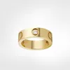 Love Screw Ring Mens Band Rings 3 DiaMon Designer Luxury Jewel Women Titanium Steel Eloy Gold-Plated Craft Gold Silver Rose Nev228U