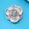 Flower Brooches Fashion Rhinestone Lapel Pins for Women Corsage Vintage Jewelry Clothing Accessories