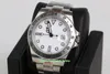 GM Factory Mens Watch Super Quality 42mm Explorer 216570-0001 904L Steel Sapphire Luminova Watches Cal.3187 MOTION MEKANISK AUTOMATISKA HERRISKTAGNINGAR