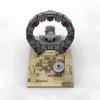 Blokkeert MOC27131 Space Stargate Command Model Star Interstellar Travel Toys Set Kids Gifts Bouwstenen Toys T230103