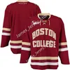 NCAA Cousue Custom Boston College Eagle Hockey Jersey Jimmy Hayes Kevin Hayes Chris Krieder Brian Dumoluin Michael Matheson Ian McCoshen Zachary Sanford Jerseys