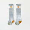 Soft mignon kids genoux hautes chaussettes bébé garçons filles coton maille respirant chaussettes douces chaussettes nouveau-né bébé chaussettes longues pour 0-3y