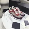 Velvet kalfsleer sneaker vintage suède schoenen reflecterende sneakers ontwerper luxe schoenkalfsleer casual topkwaliteit hardlopen trainers maat 35-46