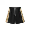 Calça Masculina Shorts Luxos Designers Moda Masculina Casual Bussiness Curto Clássico Homem Esporte Shorts Masculino Costura em Cores Misturadas Marca Moda Primavera 68