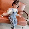 "Infant Denim jumpsuit spring romper girl boy cotton pajamas born zipper climbing Toddler rompers baby products boys " 210412