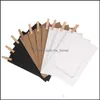 10 Pcs Combination Paper Frame With Clips And 2.2M Rope 6 Inch Wall Po Diy Hanging Picture Album Home Decoration Drop Delivery 2021 Frames M