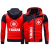 Herrenjacken Yamaha 2022 Mode Herren Hoodie Roter Reißverschluss Kapuzenpullover Lässiger Pullover Motor Racing Jacke Kleidung StreetwearHerren