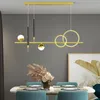 Pendant Lamps Minimalist Modern Lights Table Bar Long Strip Spotlight Luxury Light Kitchen Dining Room Ceiling LightingPendant