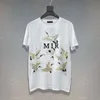 High-quality Tee O-Neck Bird Print Mens Short T-shirt Summer Top Pullover Shirt For Men Animal Tees Shirt Homme Outfits