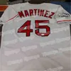 GlaNiK1 Custom 2004 Rétro Manny Ramirez Jersey David 34 Ortiz 7 Trot Nixon 45 Pedro Martinez 49 Tim Wakefield 33 Jason Varitek Gris Blanc Vintage