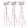 Butterfly Księżniczka Wróżki Wand Dziewczyny Dzieci Magiczne Wstążki Wands Streamerki Kostium Fancy Dress Rekwizyty Różowy Blue Bachelor Party Favor GCB14914