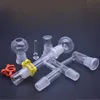 Atacado Kit de Recuperação de Óleo de Vidro para Fumar Conjunto 18mm 14mm Feminino Masculino Conjunto com Cúpula e Plástico Keck Clip para Bong de Água Ash Catcher