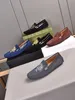 2022 Nya män klädskor Fashion Business Suede High Quality Loafers Men's Brand Casual Breatble Slip On Flats Storlek 38-46