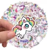 Ny Sexy 100st Unicorn Color Cute Cartoon Graffiti Sticker Girl Laptop Guitar Bagage Phone Cup Diy Diy Classic Kids Toy Sticker Decal