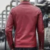New Men Autumn And Winter Men High Quality Fashion Jacket Leather Motorcycle Style Male Business Casual S Men 3XL L220801