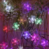 LED Snowflake String Light USB Christmas String Lights Valentines Day Wedding Decoration Lamp