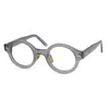 Mannen Optische Bril Brillen Frames Merk Retro Vrouwen Ronde Spektakel Frame Pure Titanium Neus Pad Myopia Eyewear met bril geval