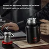 400-650 ml termos med teinfuserare Intelligent LED-temperatur kaffefilter i rostfritt stål Vakuumisolerad kaffemugg Hem 220423