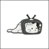ピンブローチジュエリーブラックホワイトテレビ猫ブローチユニセックス漫画ベアリサイクルビン衣服バッジラペルピンヨーロッパ合金動物エナメルba