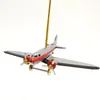 1pc Vintage Retro Airplane Collection Tin Toys Classic Clockwork Wind Up Christmas Ornament Toys for Adult Kids Collectible Gift 29590271