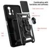 Cases For Xiaomi Mi 11t Pro Case Mi11t Sliding Window Camera Lens Holder Protection Ring Magnetic Armor Shockproof Tpu Fender Cover